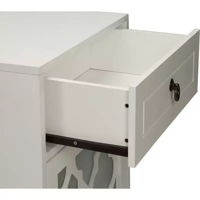 Commode de chevet rétro avec 5 tiroirs en similibois, meuble de rangement avec glissières métalliques pour salon, couloir, entrée