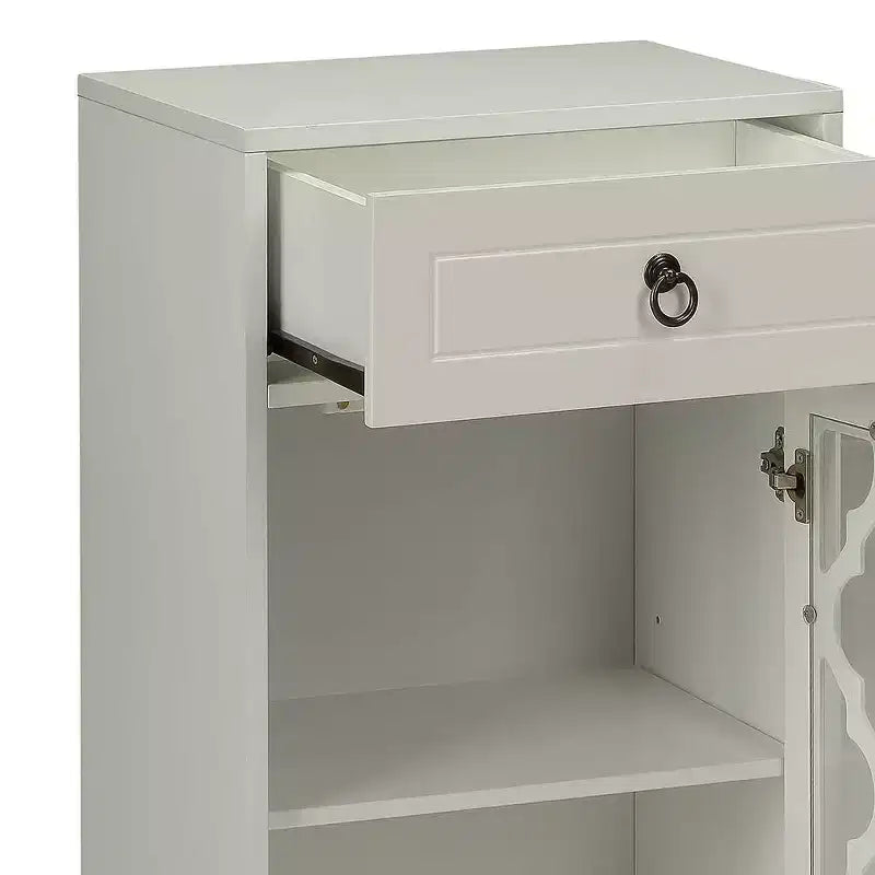 Commode de chevet rétro avec 5 tiroirs en similibois, meuble de rangement avec glissières métalliques pour salon, couloir, entrée