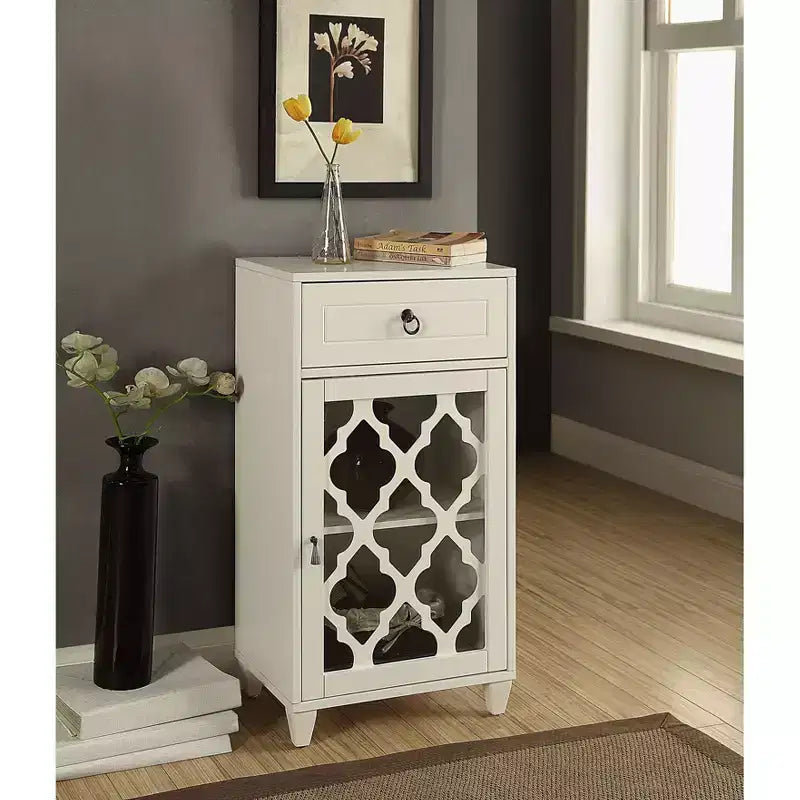 Commode de chevet rétro avec 5 tiroirs en similibois, meuble de rangement avec glissières métalliques pour salon, couloir, entrée