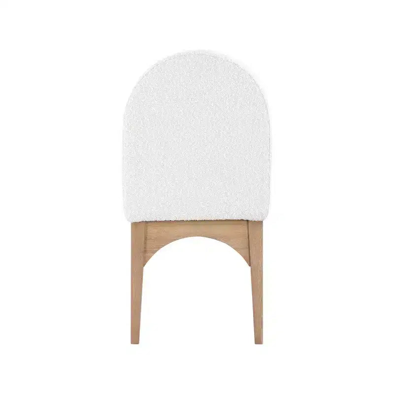 Chaise de salle à manger en tissu bouclé Waldorf