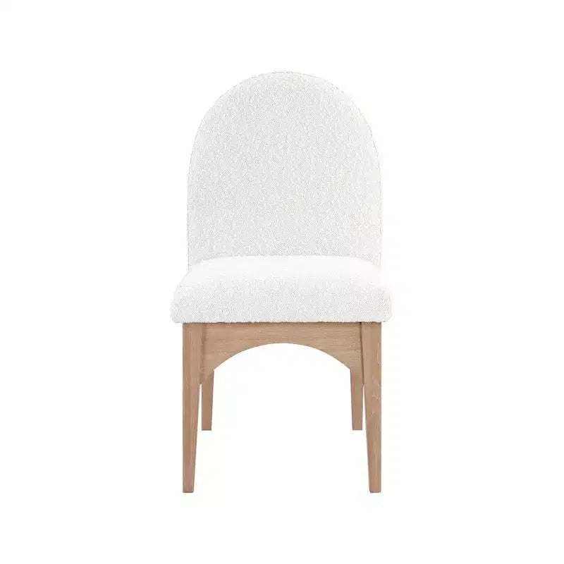 Chaise de salle à manger en tissu bouclé Waldorf