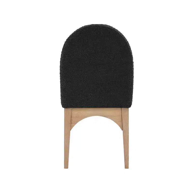 Chaise de salle à manger en tissu bouclé Waldorf