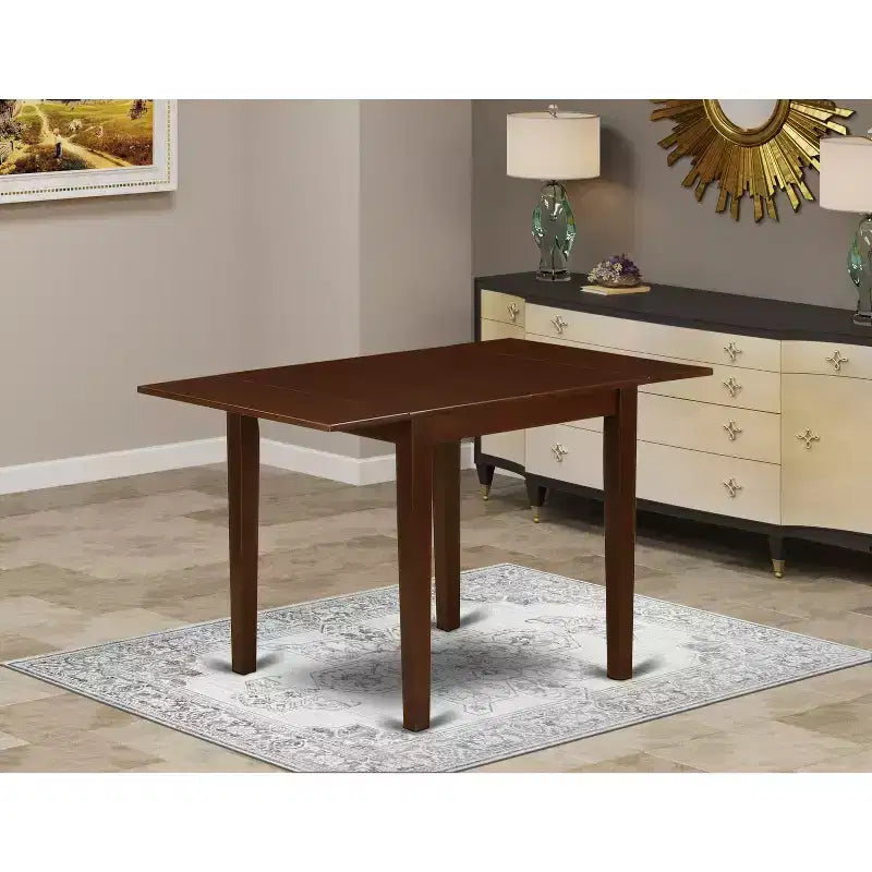 Table rectangulaire 30X48 avec 2 rallonges papillon