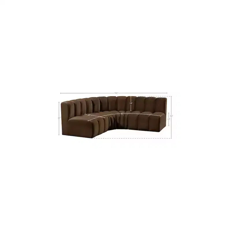 Canapé modulaire Arc Velvet