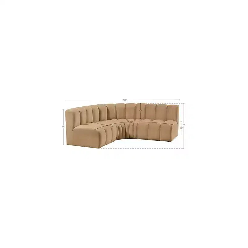 Canapé modulaire Arc Velvet