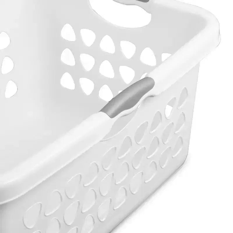 Panier à Linge Ultra, Panier en Plastique de 2 Boisseaux avec Poignées, Lot de 8