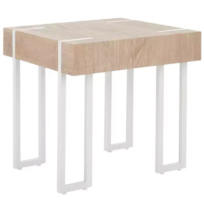 Table d'appoint Aberton - ACC7002 - Naturel/Blanc