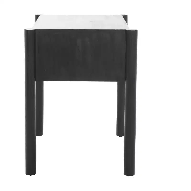 Table de chevet Errington 1 tiroir - NST9011 - Noir/Naturel