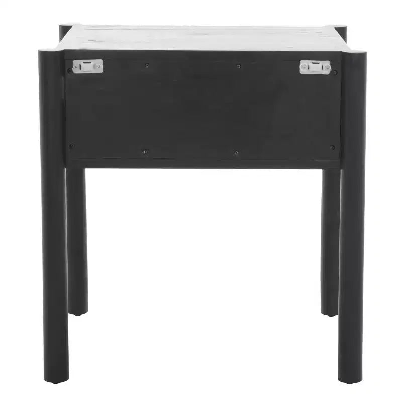 Table de chevet Errington 1 tiroir - NST9011 - Noir/Naturel