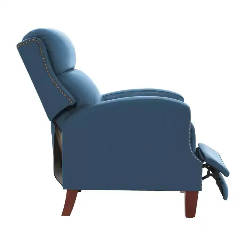 Fauteuil inclinable en similicuir avec rivets, fauteuil inclinable, canapé simple pour salon