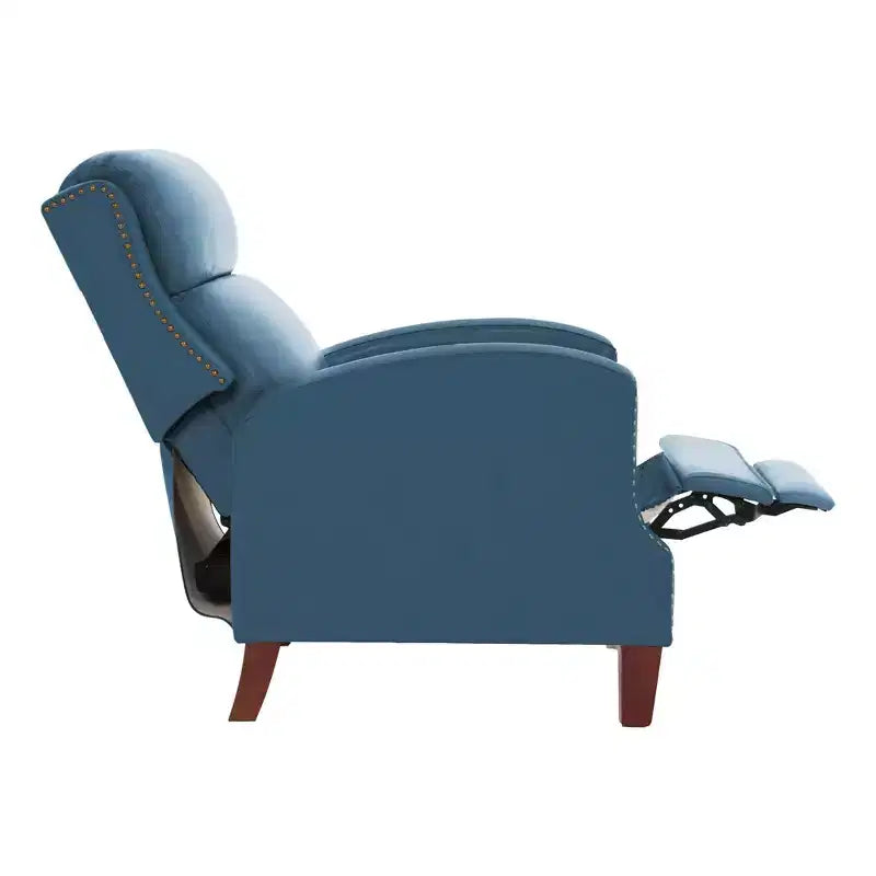 Fauteuil inclinable en similicuir avec rivets, fauteuil inclinable, canapé simple pour salon