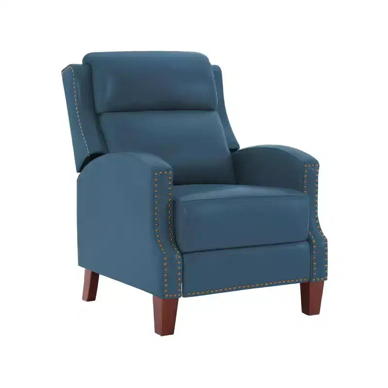 Fauteuil inclinable en similicuir avec rivets, fauteuil inclinable, canapé simple pour salon