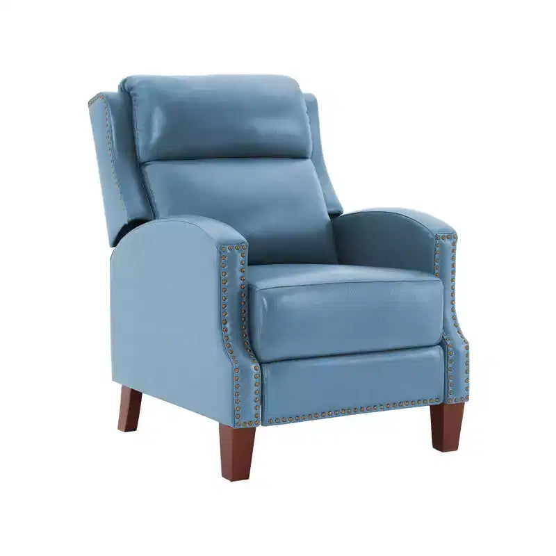 Fauteuil inclinable en similicuir avec rivets, fauteuil inclinable, canapé simple pour salon