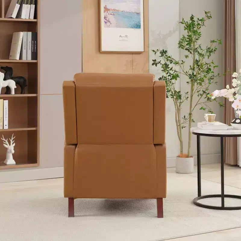 Fauteuil inclinable en similicuir avec rivets, fauteuil inclinable, canapé simple pour salon