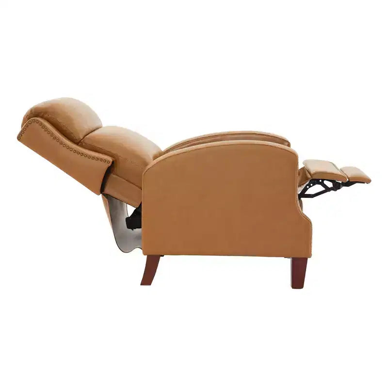 Fauteuil inclinable en similicuir avec rivets, fauteuil inclinable, canapé simple pour salon